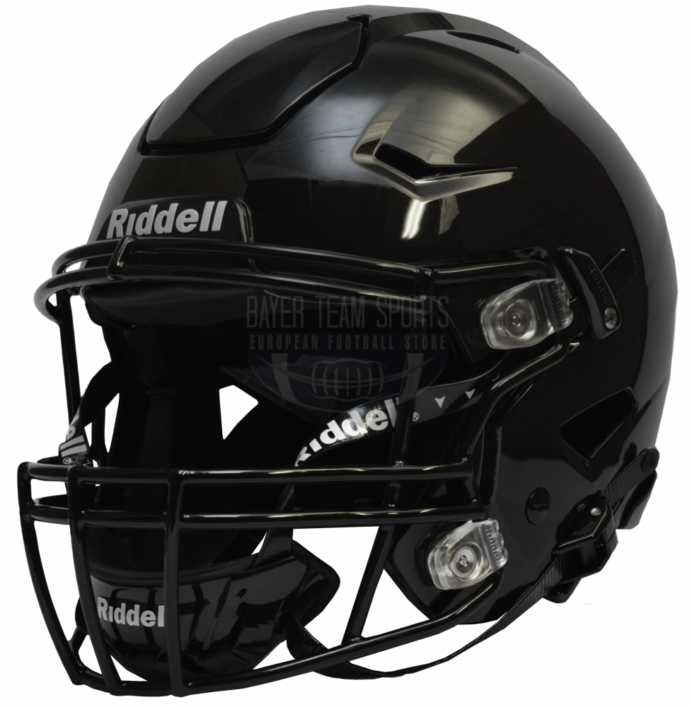 Riddell SpeedFlex Black (Facemask + HardCup Chinstrap Included Riddell SpeedFlex Black (Facemask + HardCup Chinstrap Included