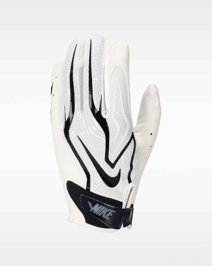 Nike Vapor Jet 9.0 Receiver Gloves - White/Black