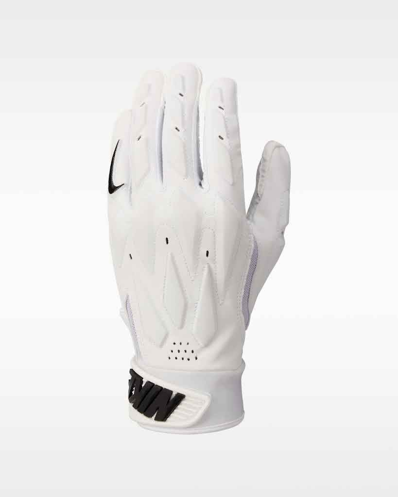 Nike D-Tack 7.0 Lineman Gloves - White - www.SportsTakeoff.com