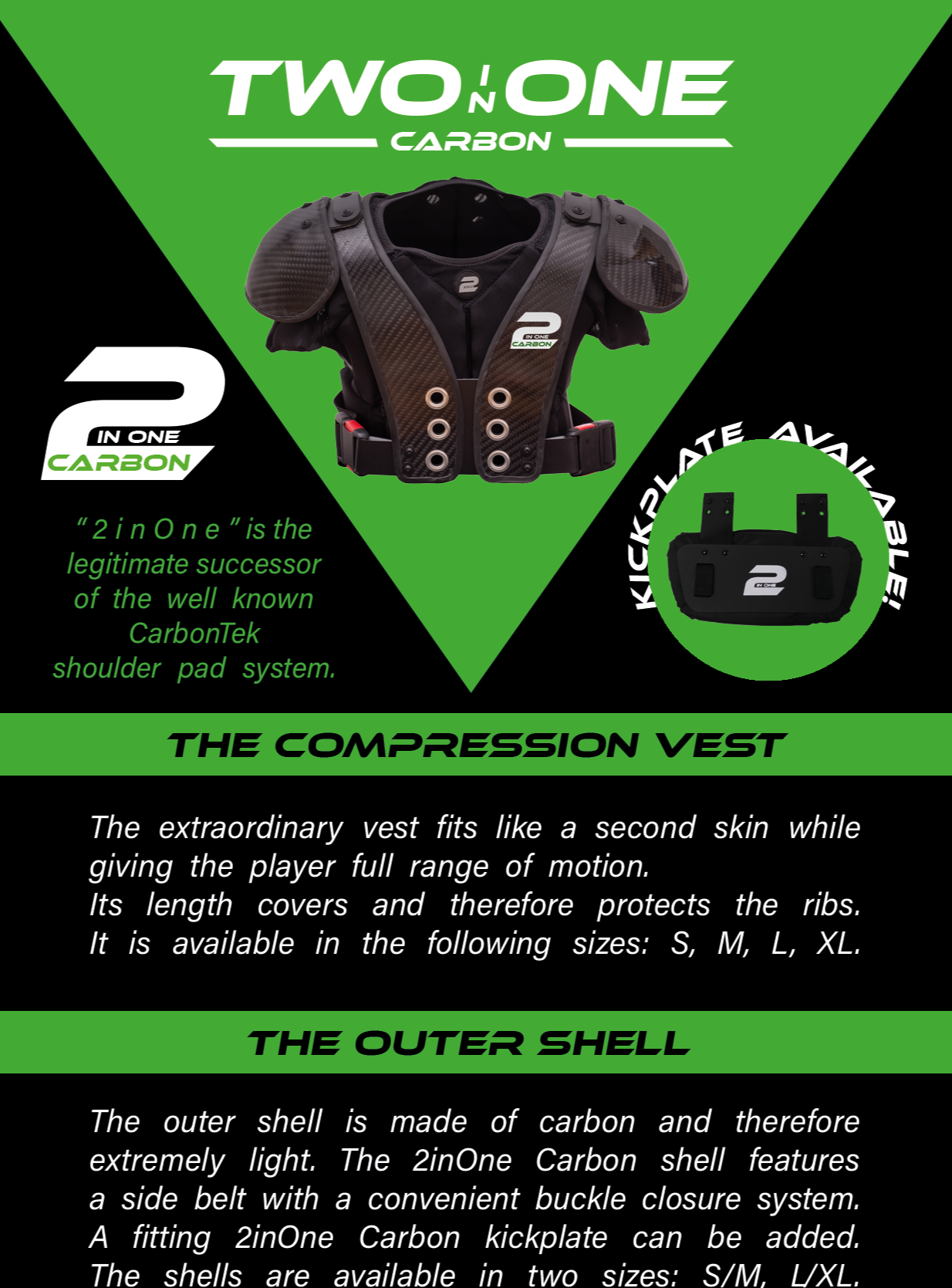 Two In One Compression Vest "Carbontek Successor" - SportsTakeoff
