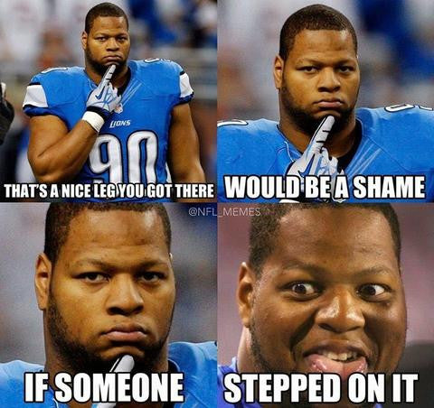 VIDEO: Happy Suh Year!  Ndamukong Suh brings in the new year with a smart cheap shot.