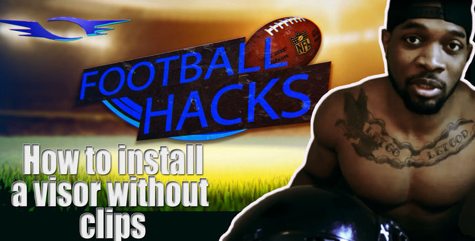VIDEO: Football Hacks: Missing Visor Clips? Don't worry, we have a hack for that!