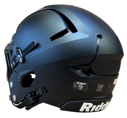 matte black riddell speedflex helmet Riddell Axiom Helmets Standard (including Facemask)
