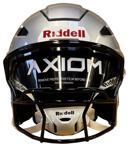 Riddell Axiom Helmets Standard (including Facemask) - Bay Silver