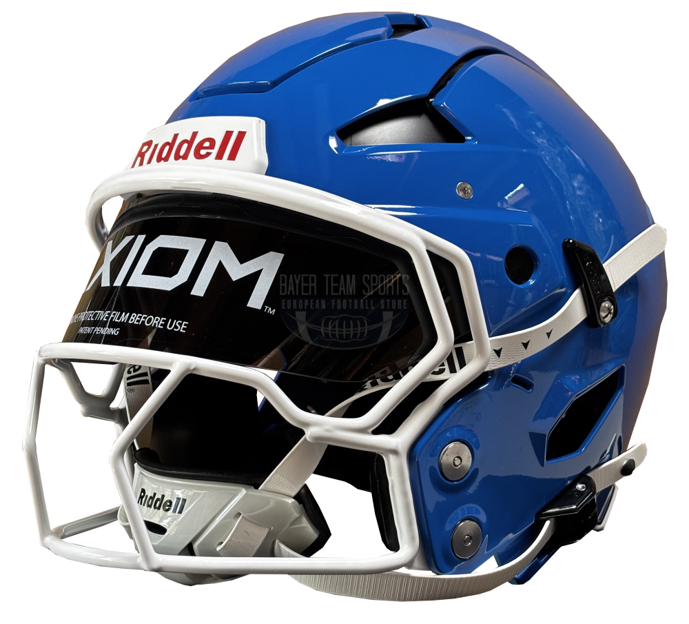 Riddell Axiom Helmets Standard (including Facemask) - Royal