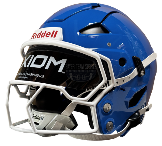 Riddell Axiom Helmets Standard (including Facemask) - Royal