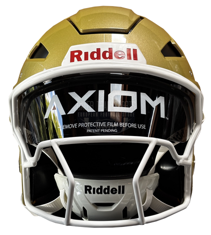 Riddell Axiom Helmets Standard (including Facemask) - Vegas Gold