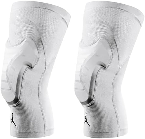 Nike Men's Jordan Padded Knee Sleeve - White