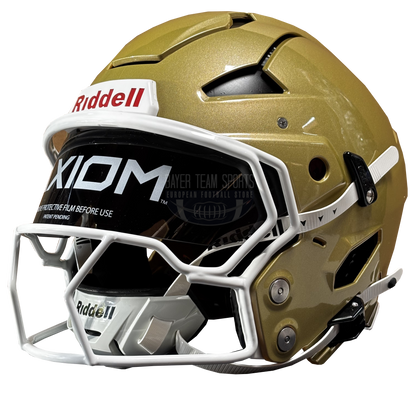 Riddell Axiom Helmets Standard (including Facemask) - Vegas Gold