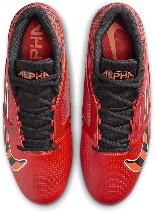 Nike Alpha Menace 4 Pro Football Cleats - Orange (US 11)