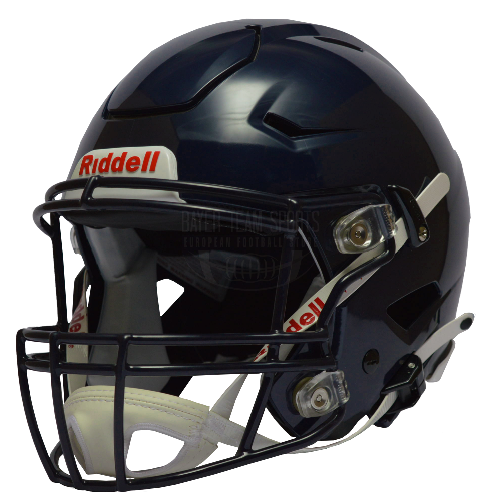 Riddell Hard Cup Chin Strap-Legacy In Seattle/Royal Blue Sz Medium. Used Riddell Hard Cup Chin Strap-Legacy In Seattle/Royal Blue Sz Medium. Used