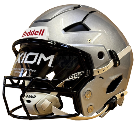 Riddell Axiom Helmets Standard (including Facemask) - Bay Silver