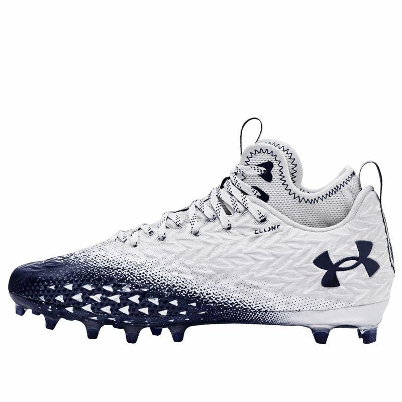 Under Armour Spotlight Clone 3.0 MC (White/Navy) - www.SportsTakeoff.com