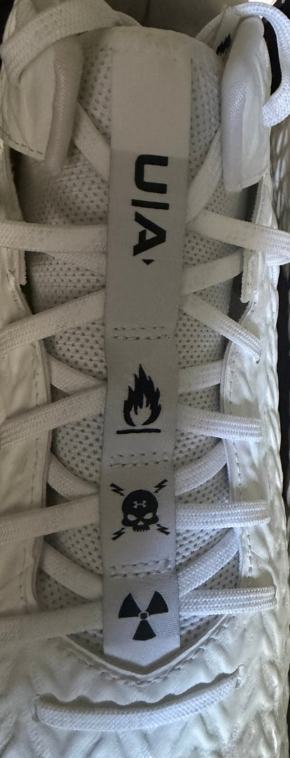 Close up for american football cleats UA Spotlight 4.0