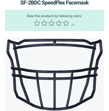 Riddell SpeedFlex  Black (Facemask + HardCup Chinstrap Included)