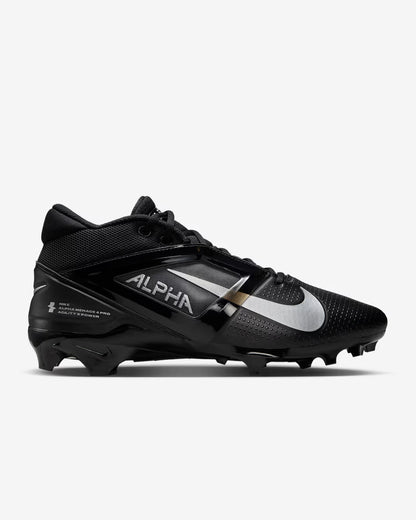 Nike Alpha Menace 4 Pro Football Cleats - Black (US 8, 9, 12)