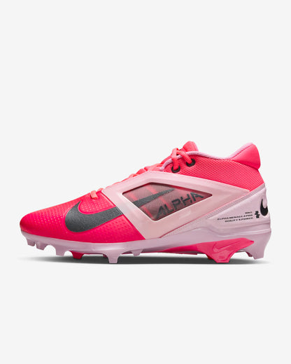 Nike Alpha Menace 4 Pro Football Cleats -Pink
