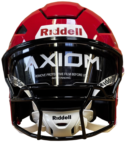 Riddell Axiom Helmets Standard (including Facemask) - Scarlet