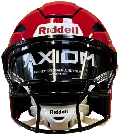 Riddell Axiom Helmets Standard (including Facemask) - Scarlet