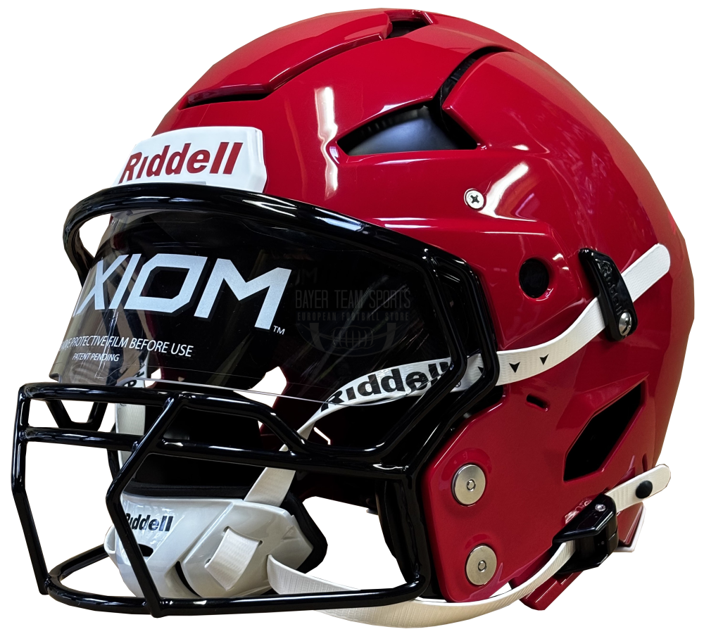 Riddell Axiom Helmets Standard (including Facemask) - Scarlet