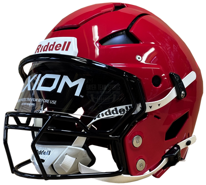 Riddell Axiom Helmets Standard (including Facemask) - Scarlet