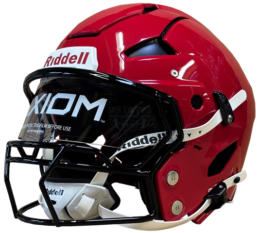 Riddell Axiom Helmets Standard (including Facemask) - Scarlet