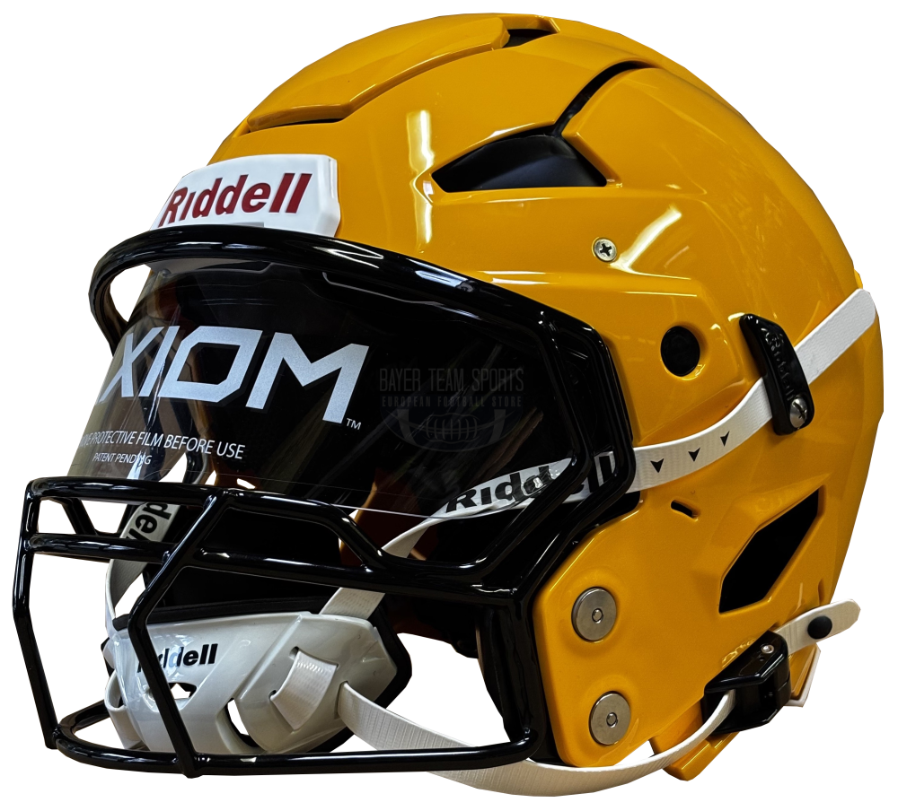 Riddell Axiom Helmets Standard (including Facemask) - Gold