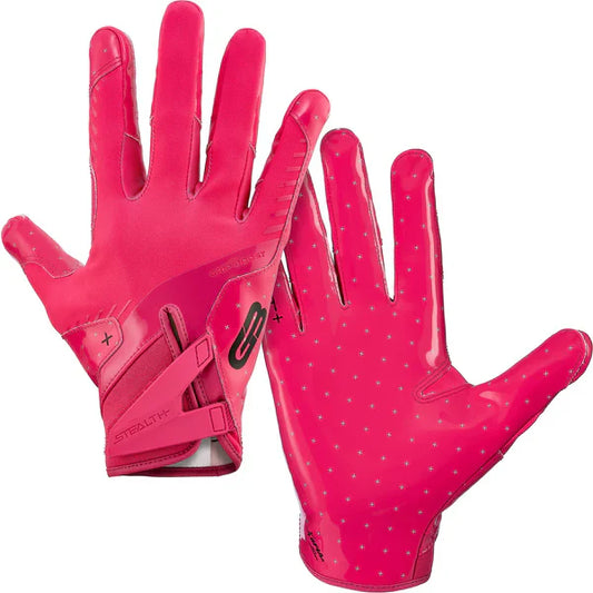 Grip Boost Stealth 6 Boost Plus Football Gloves - Pink (Breast Cancer Awareness)