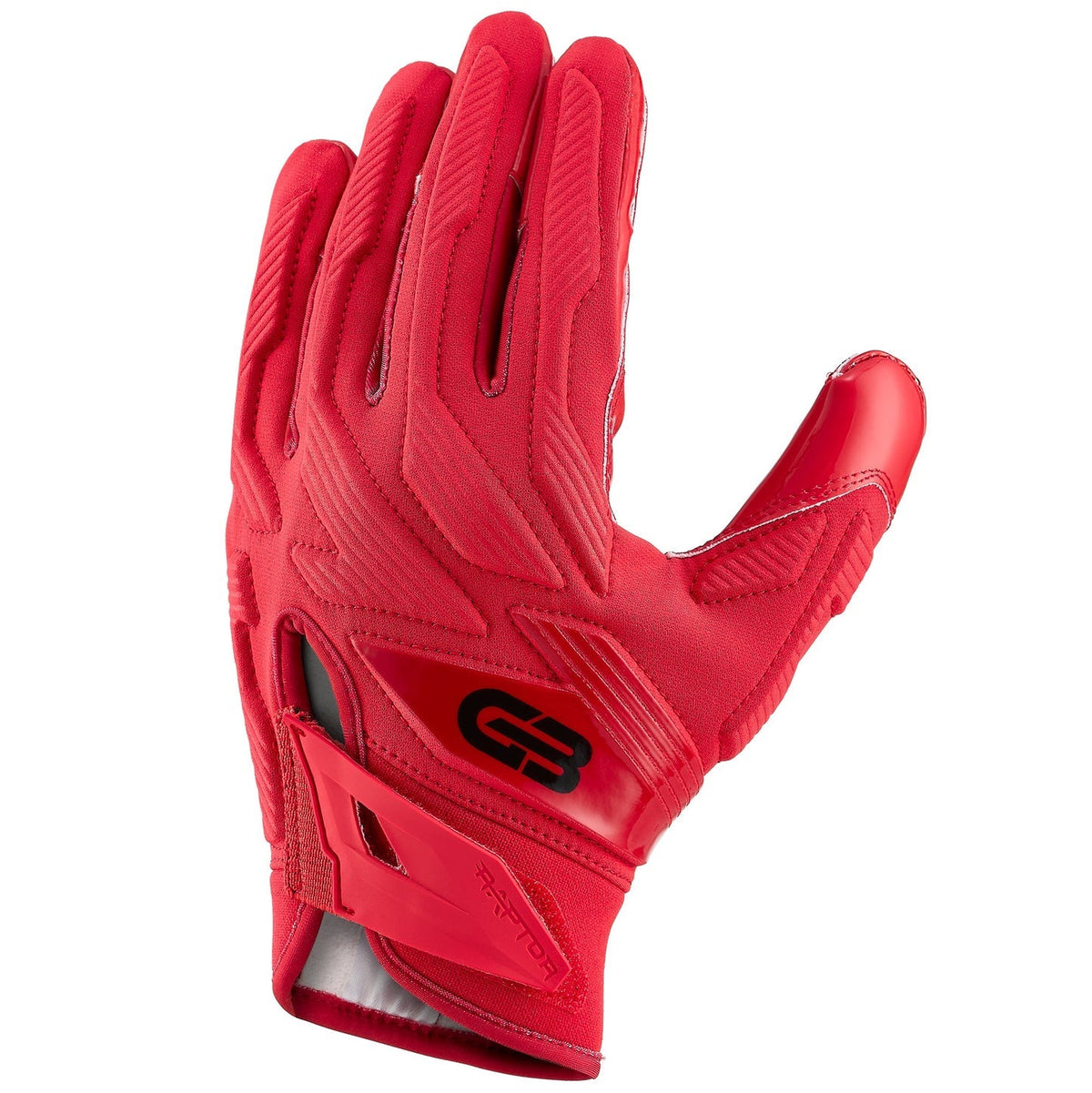 Grip Boost Raptor 2.0 football gloves, Red, alternate official view