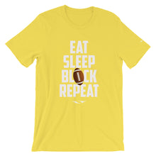 Eat Sleep Block Repeat T-shirt white - SportsTakeoff 